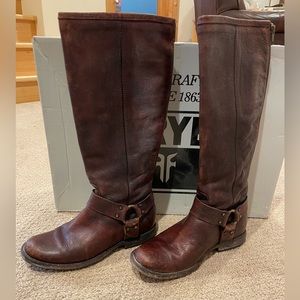 Phillip Harness Frye boot.